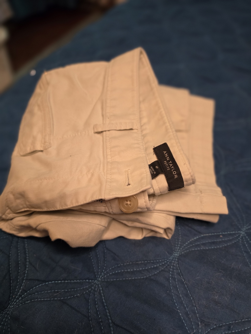 Ann Taylor Beige/Tan Chino Pants